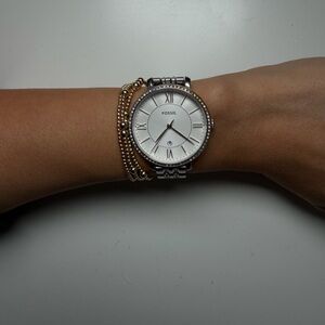 Fossil Silver-Tone Women's Watch